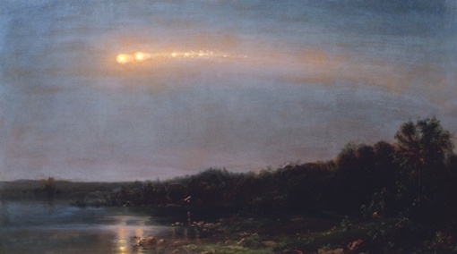 Meteor by Frederick Edwin Church (Oil, 1860, Collection of Ms. Judith Filenbaum Hernstadt.)