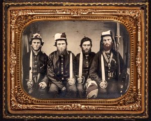 Portrait of the Pettillo brothers by unknown photographer. (David Wynn Vaughan Collection.) Click to enlarge.