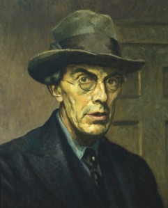 Roger Fry, self portrait. (Oil on canvas. 1928. Private collection.) Not in the Brooklyn exhibition. Click to enlarge.
