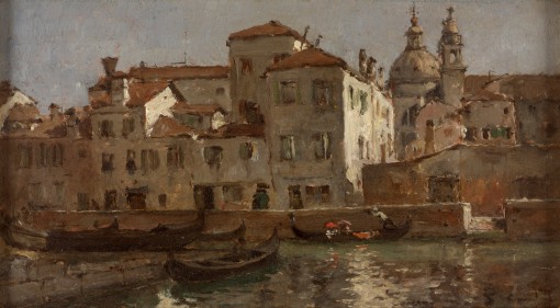 18. In Venice. Oil on canvas. ca. 1877. Rhode Island School of Design Museum, Providence, Rhode Island.