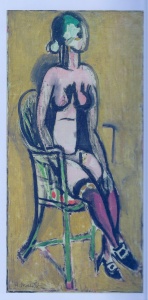 Matisse, Seated Figure with Violet Stockings