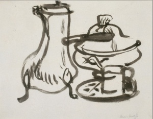 Matisse, Still Life with Chocolate Pot (ink)