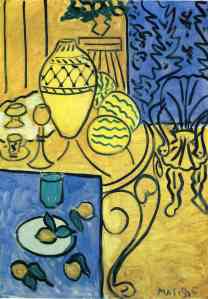 Matisse, Interior in Yellow and Blue